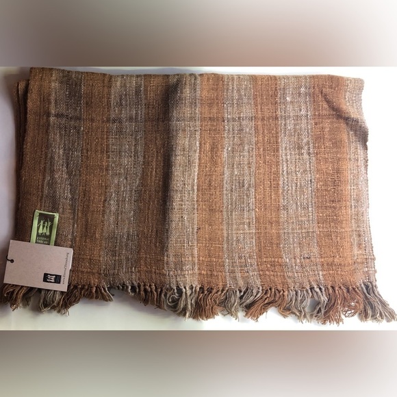 Natural Dyed Wild Silk Scarf - Picture 6 of 6